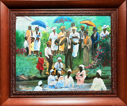 “Thee Baptism ii.” (Framed)