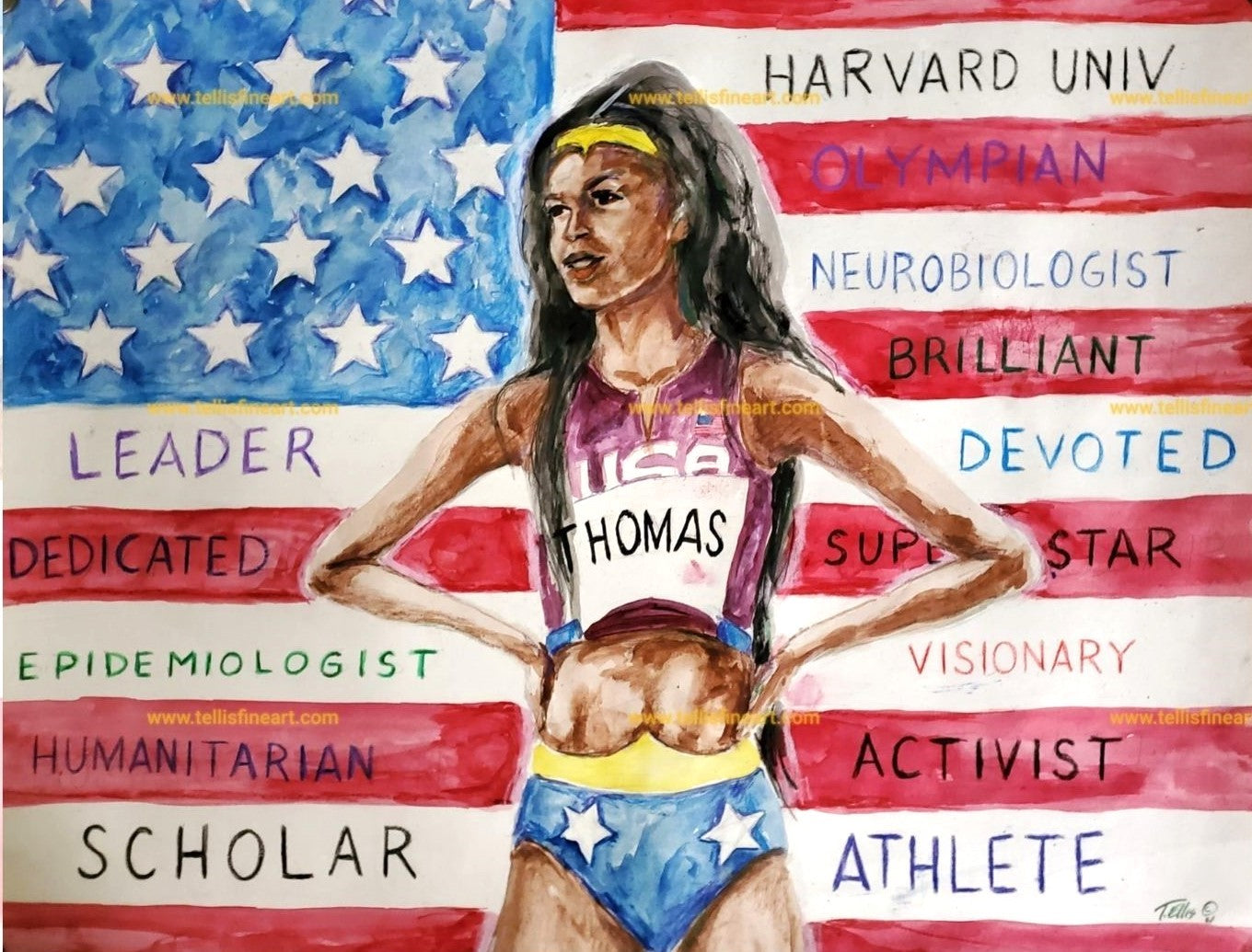 Gabby Thomas- Wonder Woman (GOLD MEDALIST)