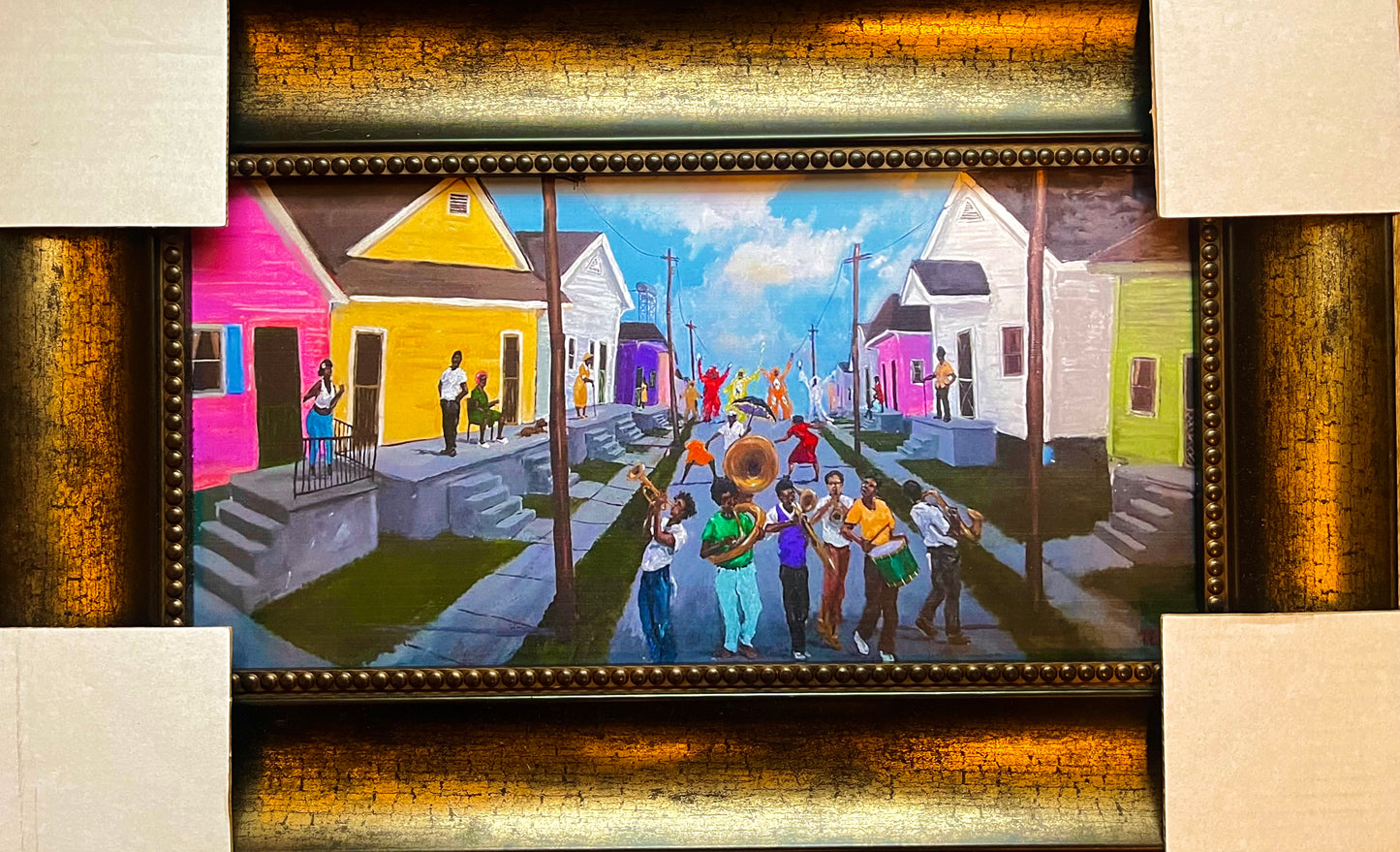 “2nd Line Time⚜️🎭” (Framed)