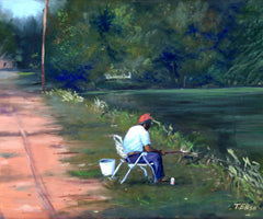 Fishin from the side of the road