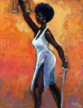 Lady Justice Blind Justice