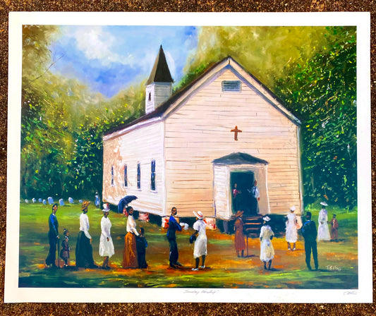 “Sunday Worship⛪️” (unframed)