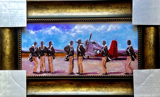 “Tuskegee Airmen🛩️” (Framed)
