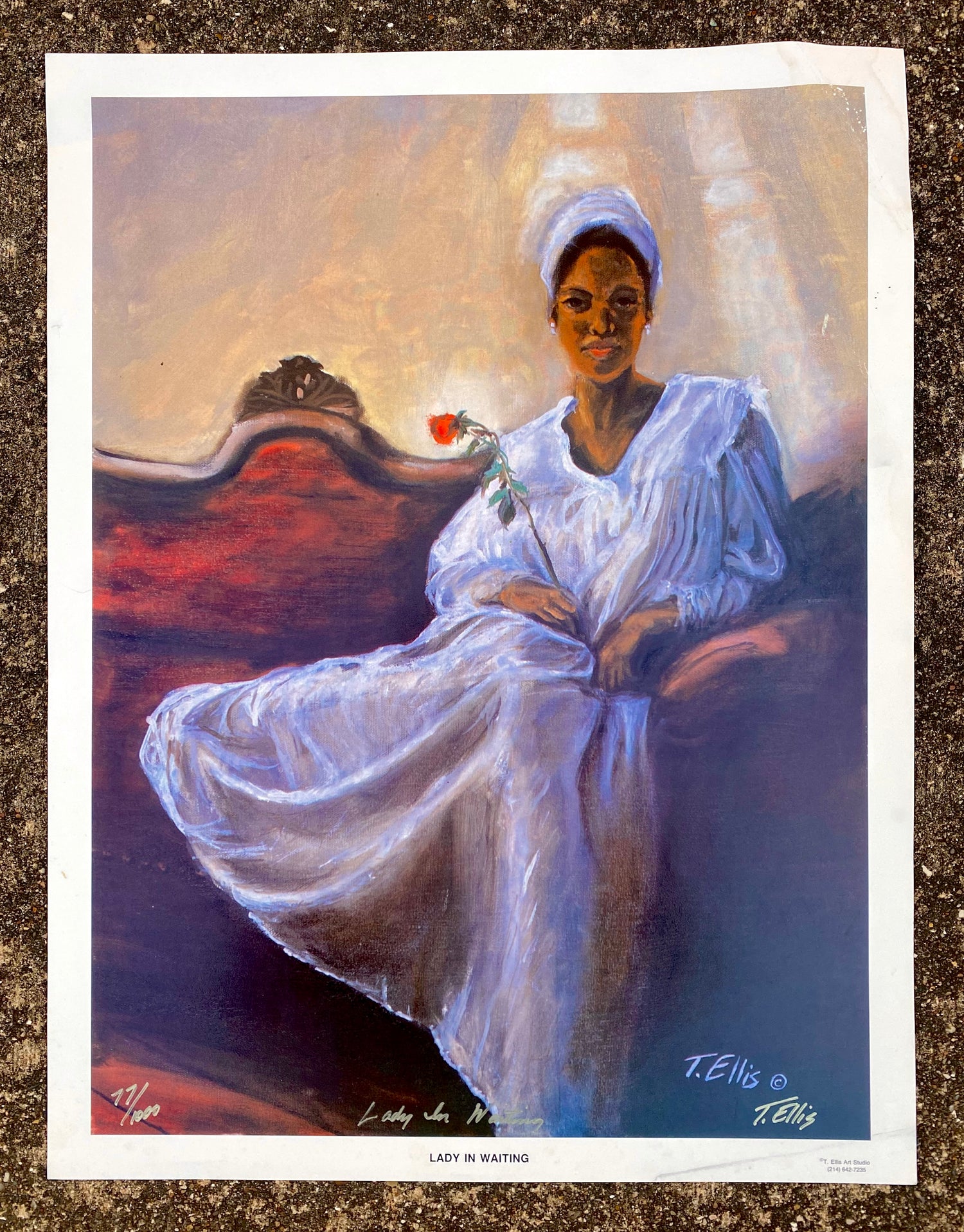 Lady in Waiting Ted Ellis Limited Edition Art – Ted Ellis Art Lady in Waiting Ted Ellis Limited Edition Art – Ted Ellis Art